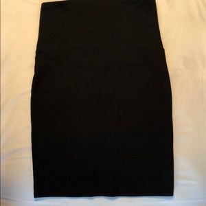 Gap maternity black pencil skirt xs